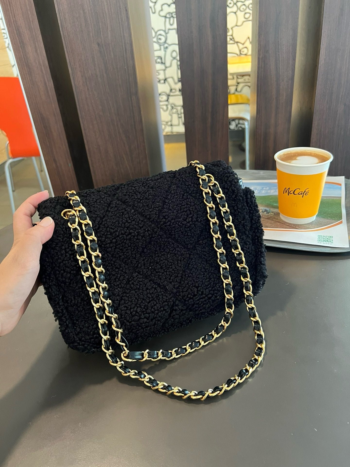 CE-Teddy Bear CF🧸 Flap Bag