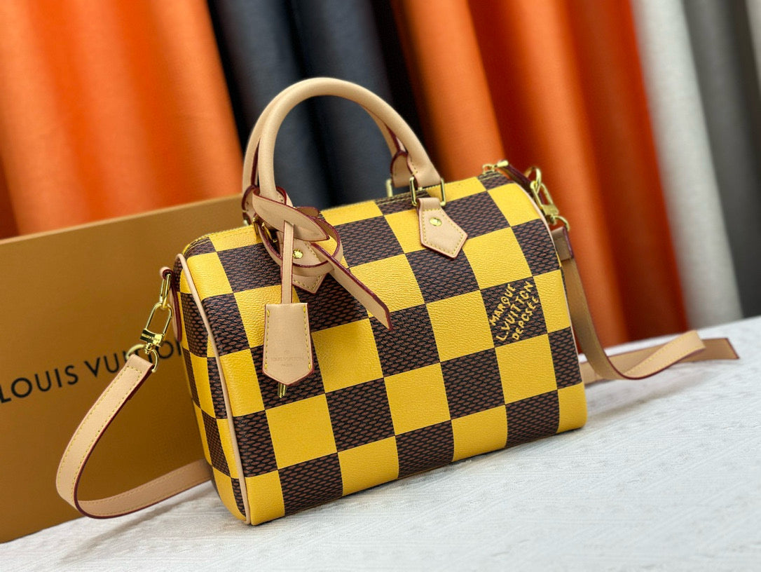 L- Speedy Bandoulière 25 Damier Pop