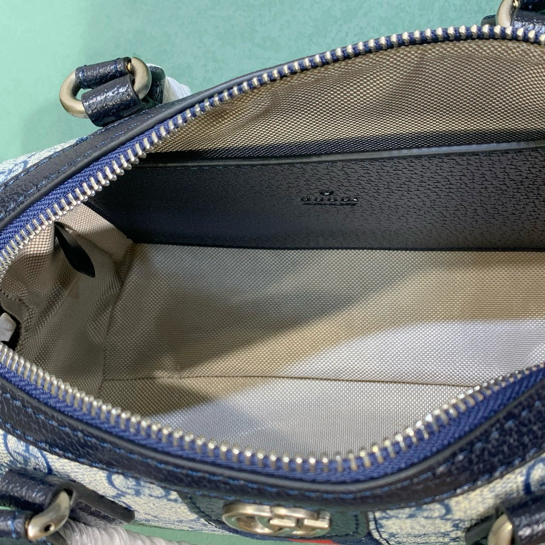 G-OPHIDIA GG MINI TOP HANDLE BAG