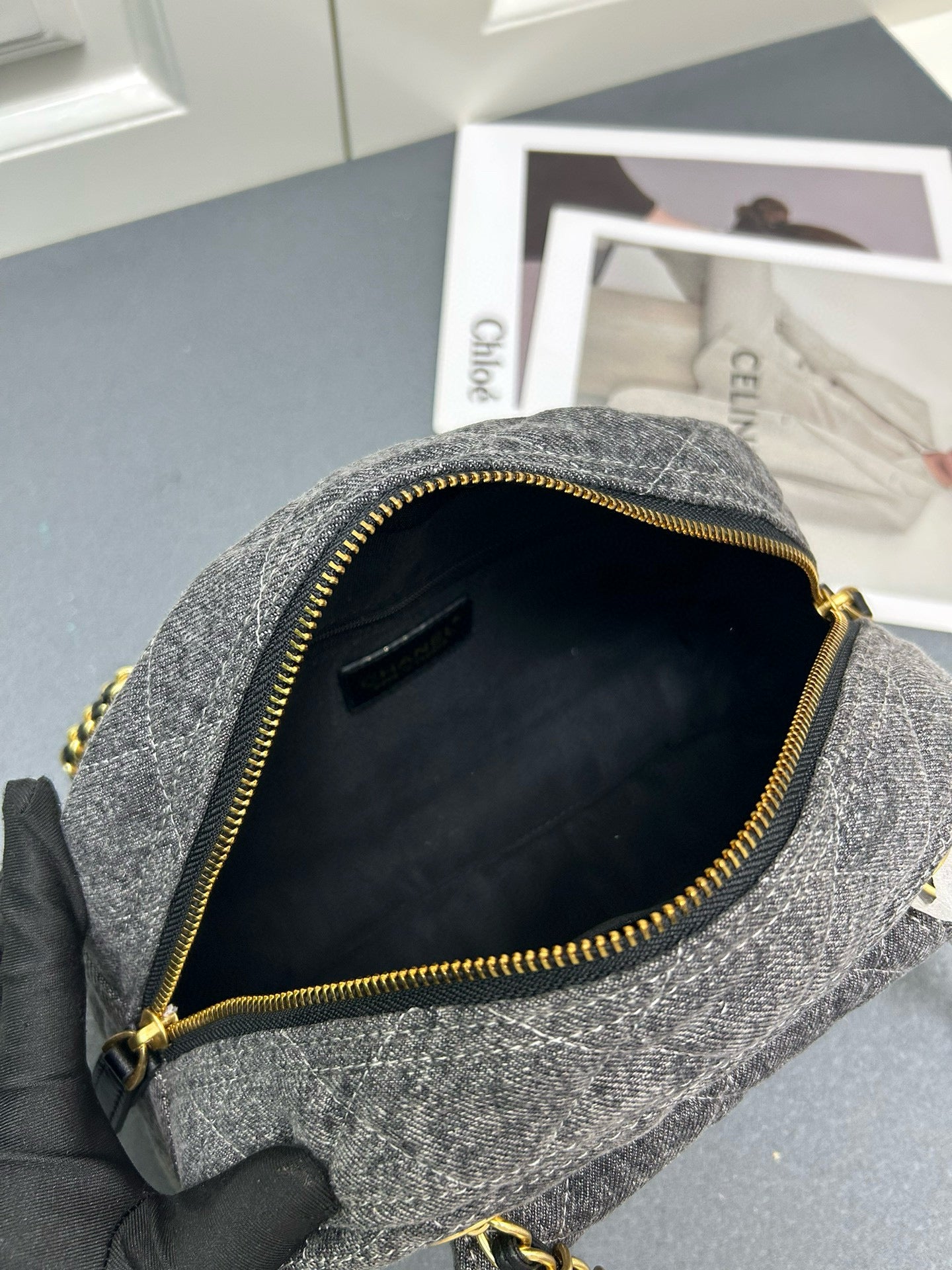 CE-2024 brand new denim bowling bag‼
