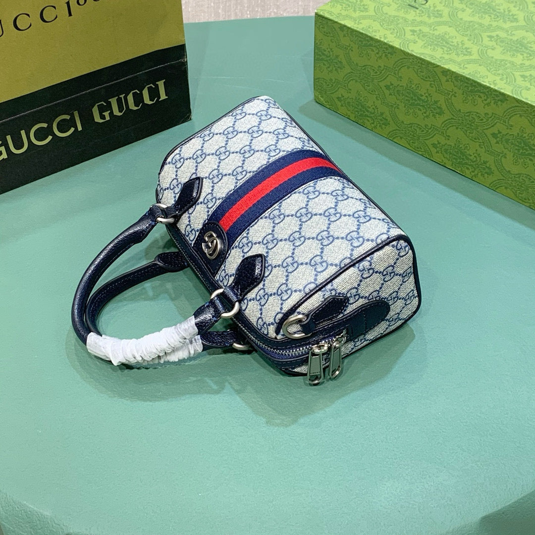 G-OPHIDIA GG MINI TOP HANDLE BAG