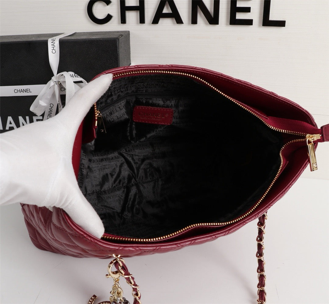 CE-Pendant zipper shopping bag