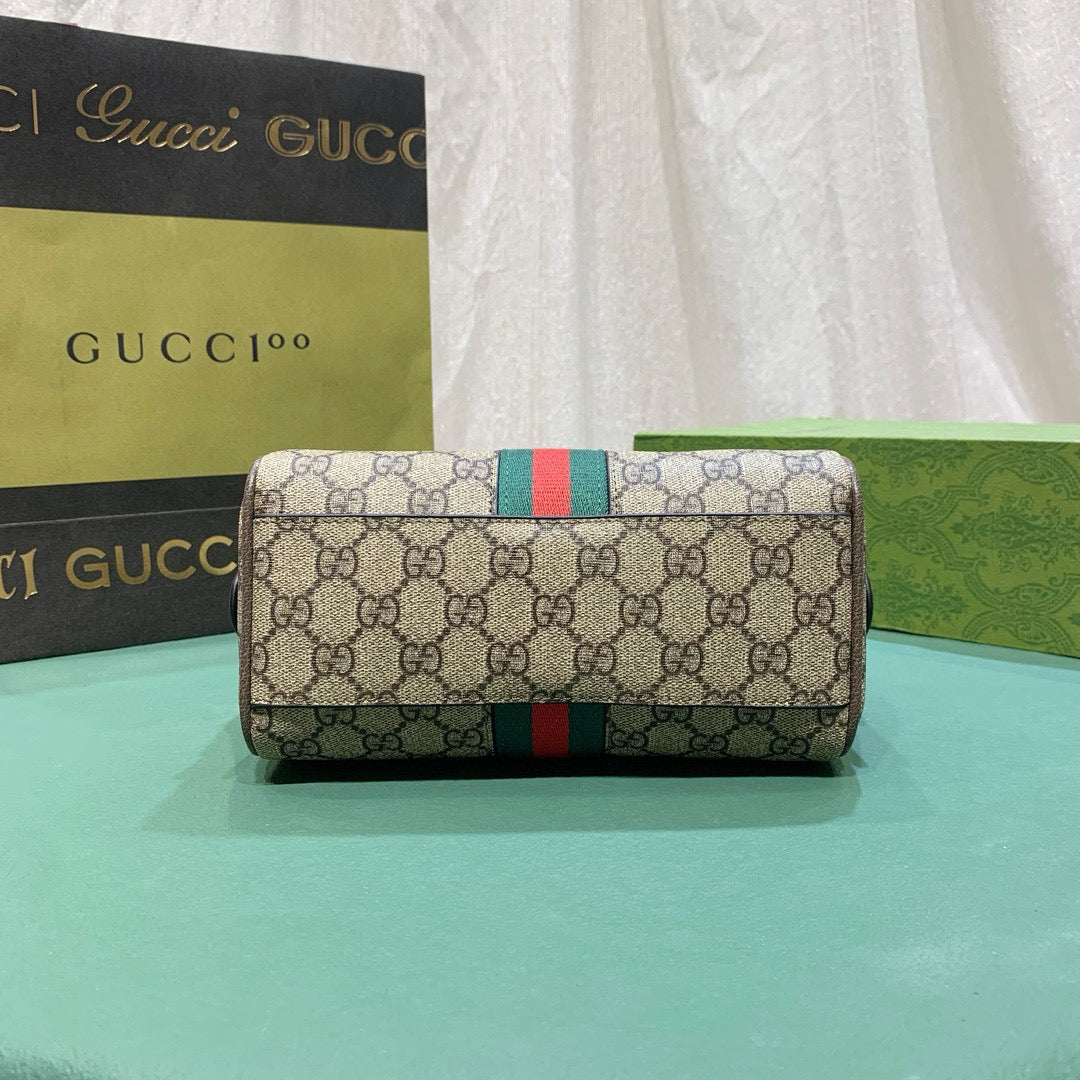 G-OPHIDIA GG MINI TOP HANDLE BAG