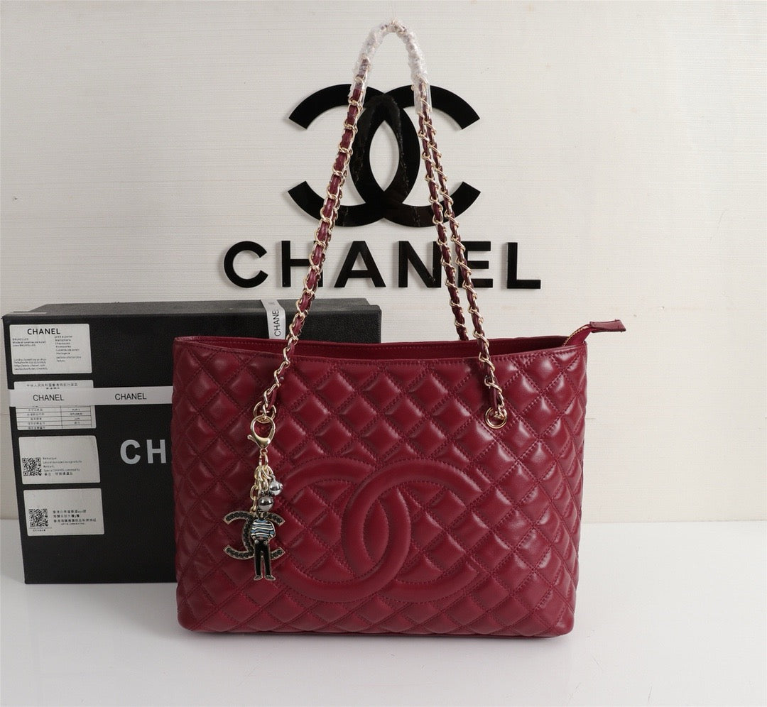 CE-Pendant zipper shopping bag