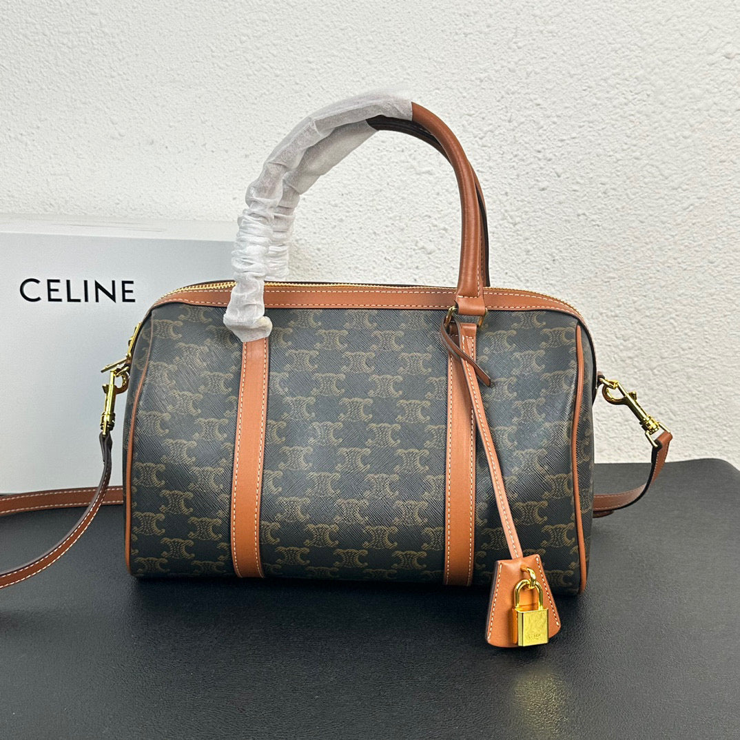 CL-Triomphe Canvas Boston bag