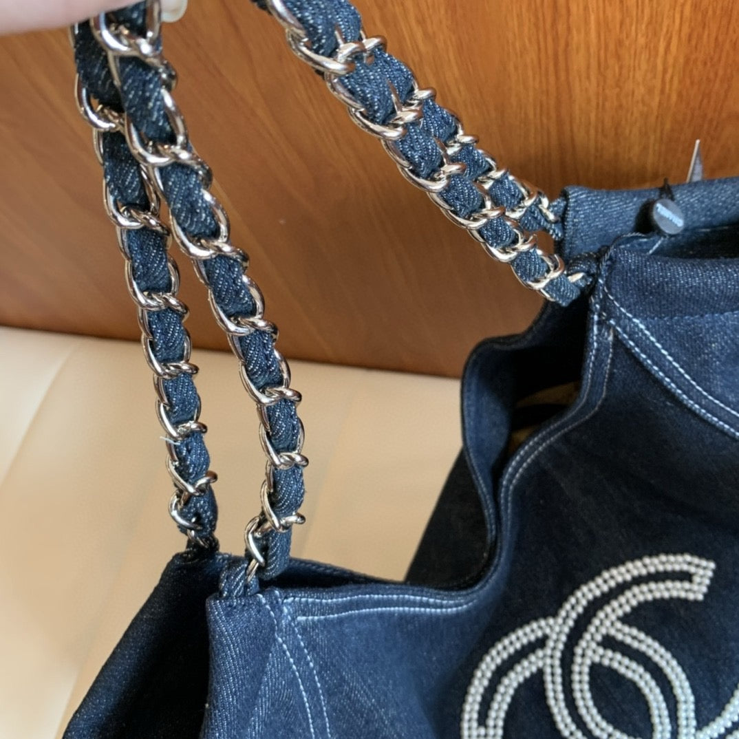 CE-Denim Armpit Tote Bag