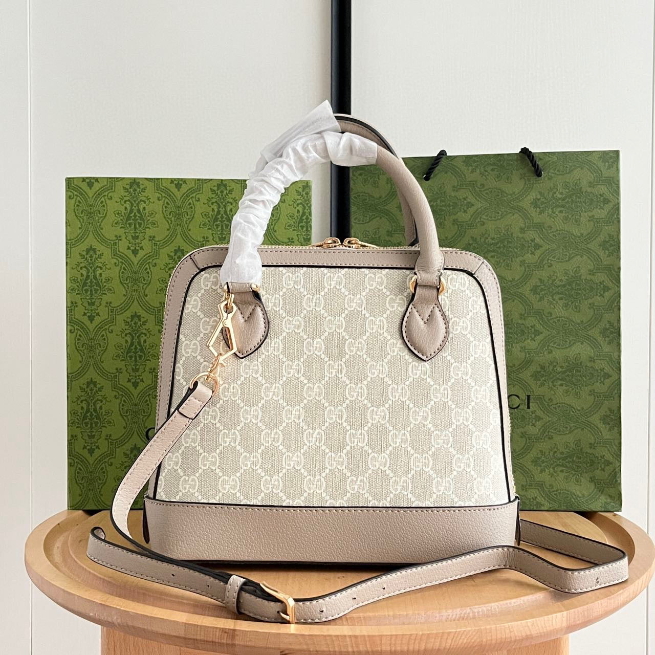 G-Horsebit 1955 mini shell bag