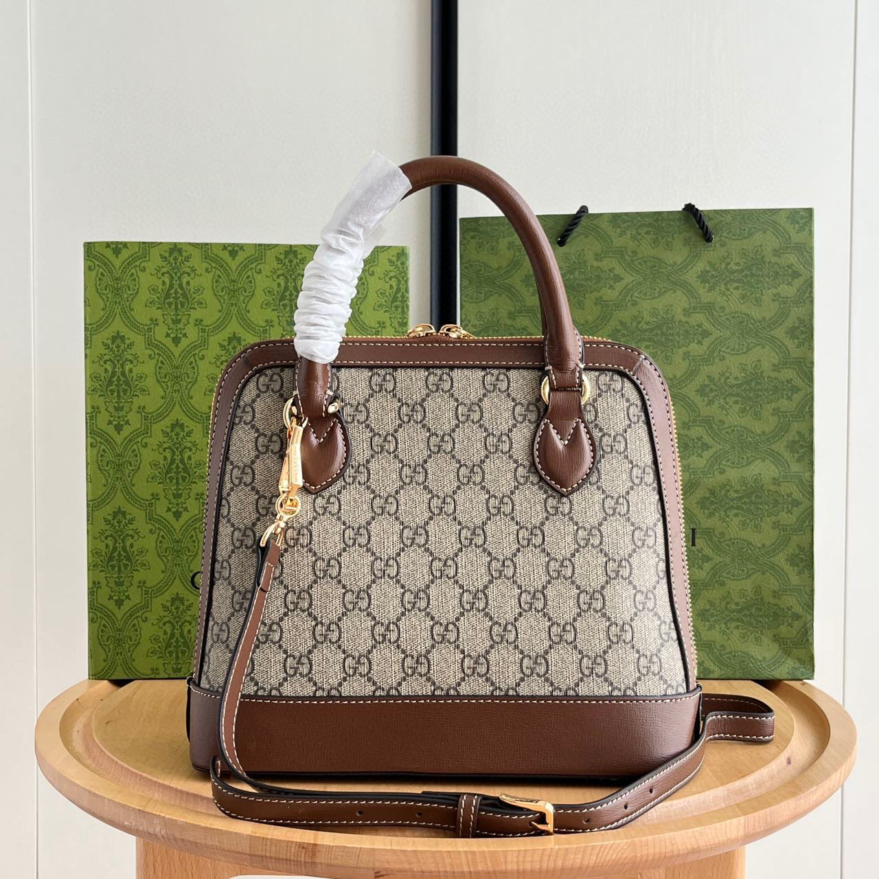 G-Horsebit 1955 mini shell bag