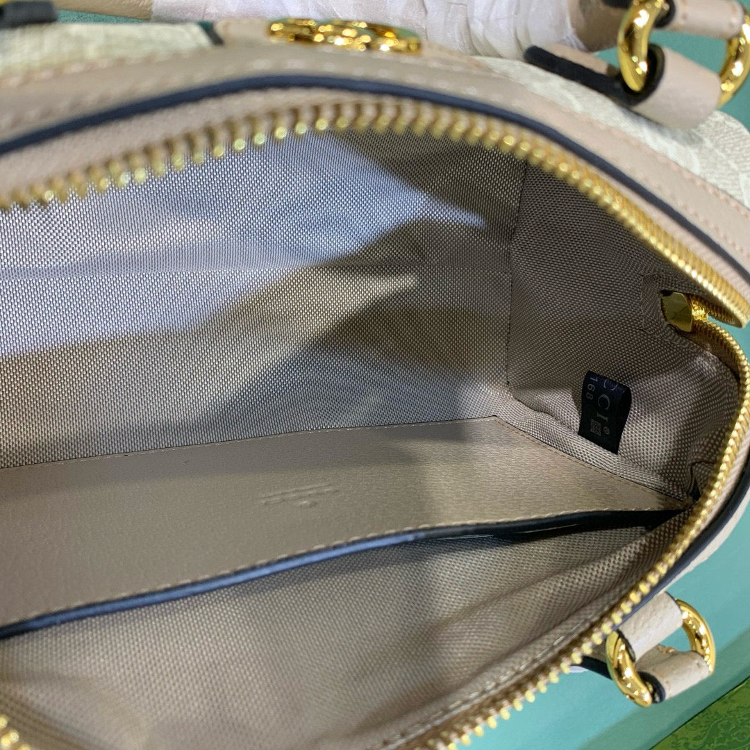 G-OPHIDIA GG MINI TOP HANDLE BAG