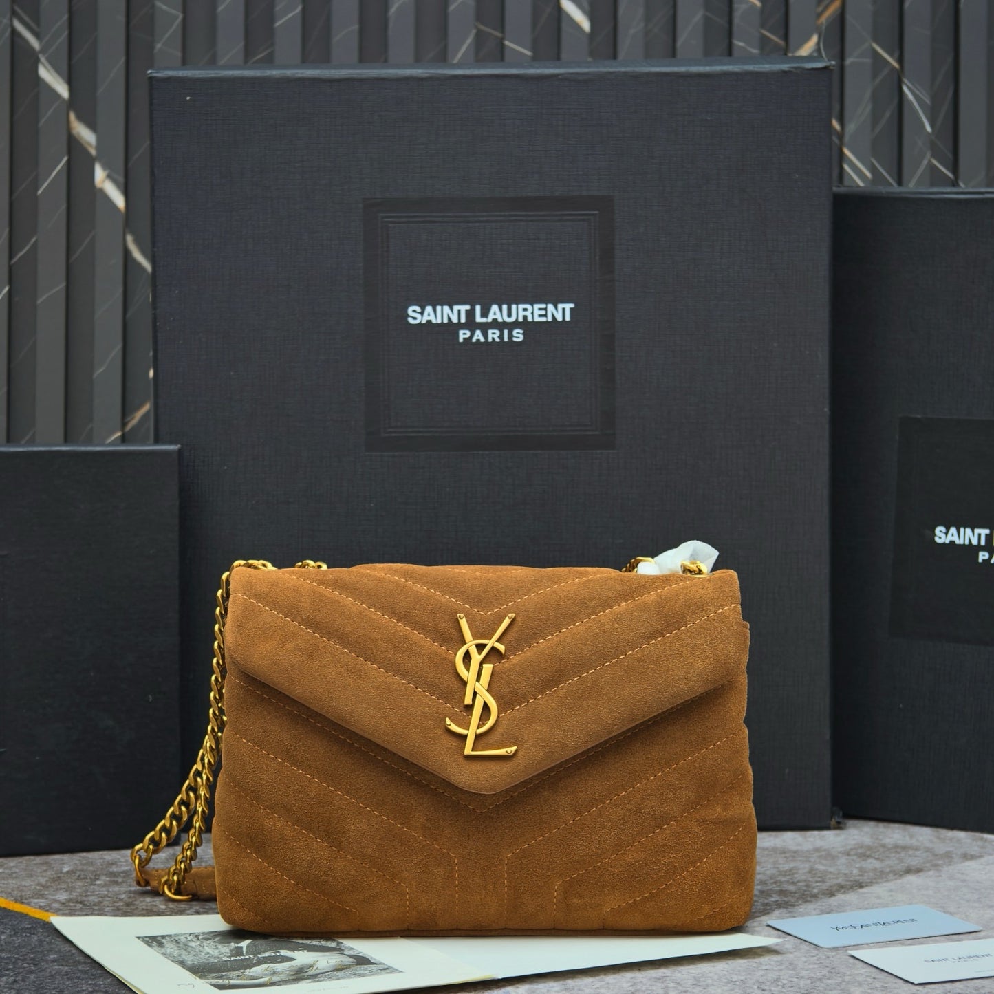 Y-Matte suede coffee