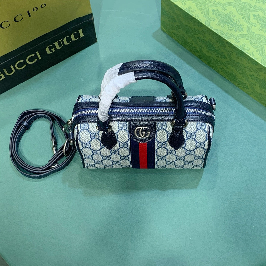 G-OPHIDIA GG MINI TOP HANDLE BAG