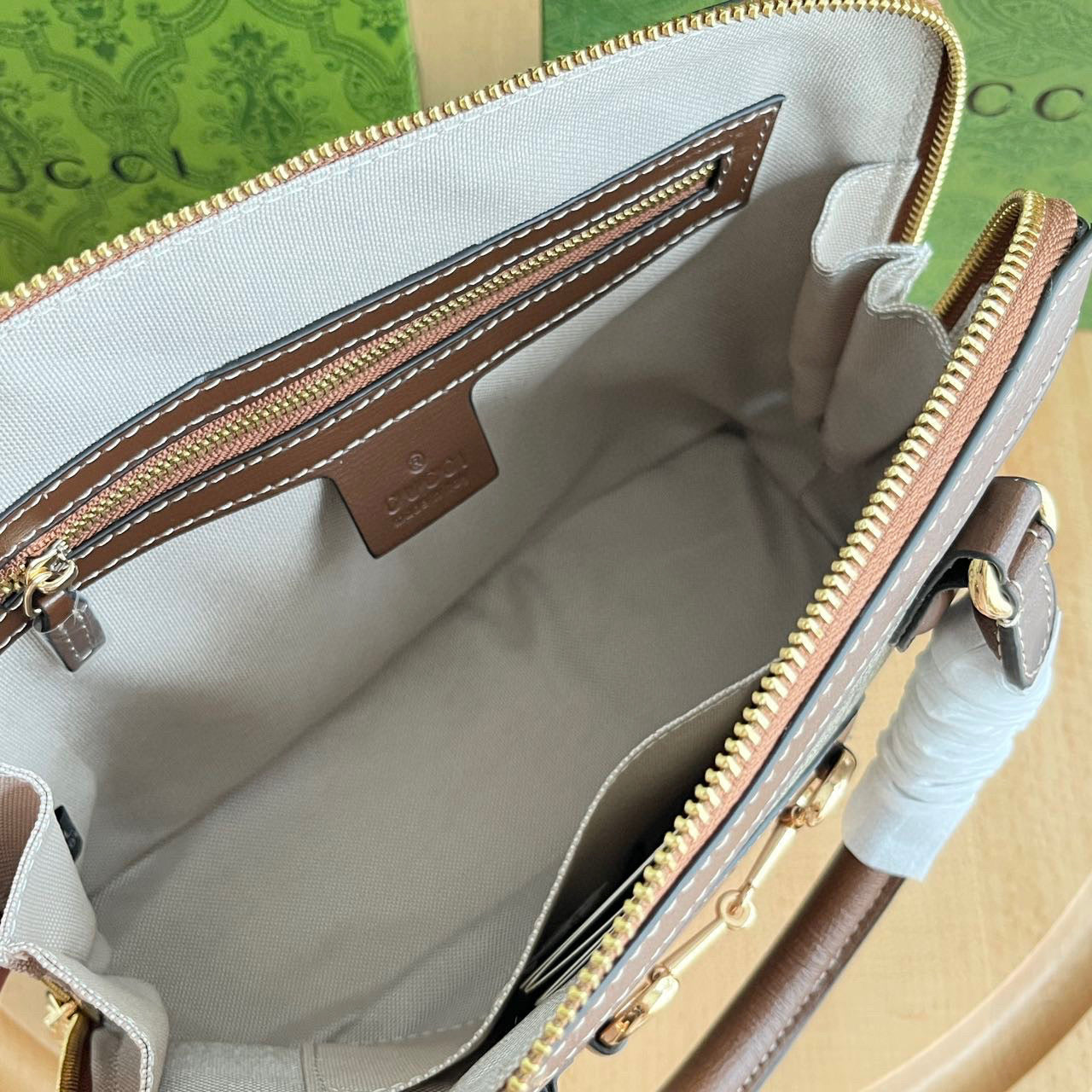 G-Horsebit 1955 mini shell bag