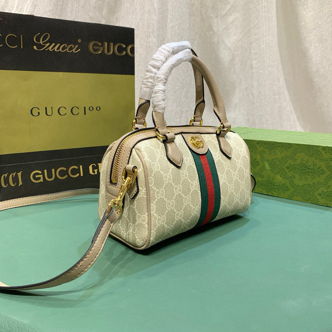 G-OPHIDIA GG MINI TOP HANDLE BAG