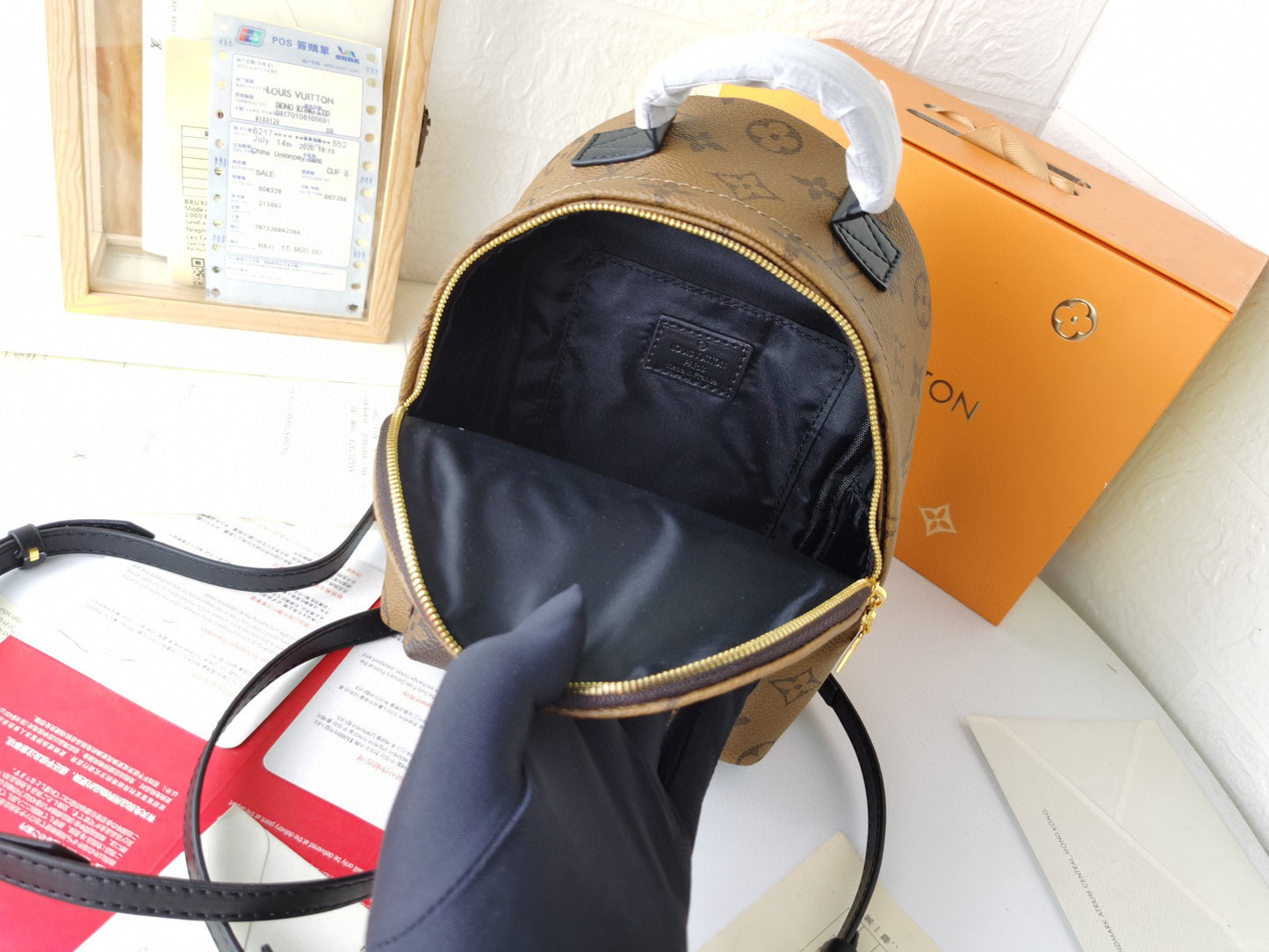 L-2017 MONOGRAM BACKPACK