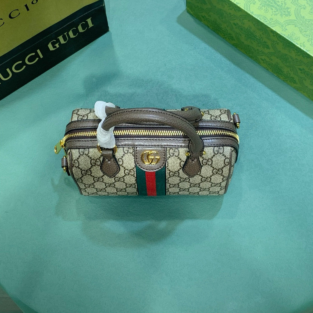 G-OPHIDIA GG MINI TOP HANDLE BAG