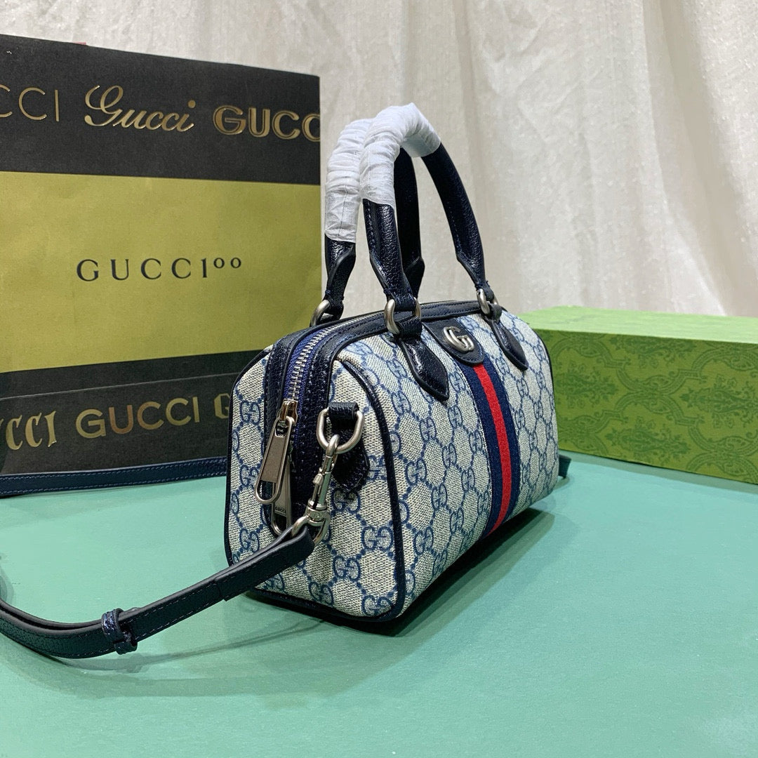 G-OPHIDIA GG MINI TOP HANDLE BAG