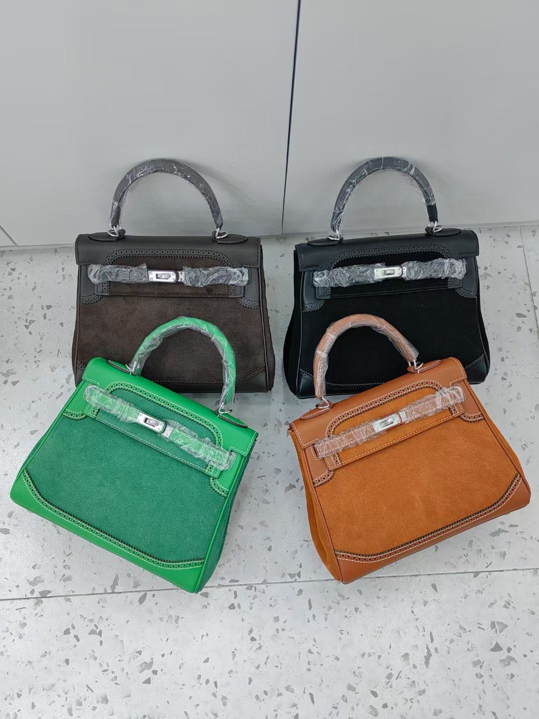 H-Kelly lace suede