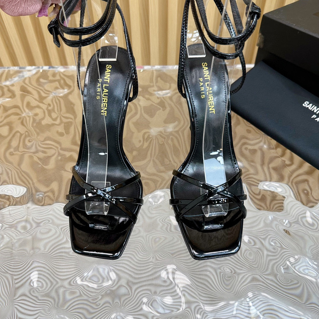 Y-Chain high-heeled sandals