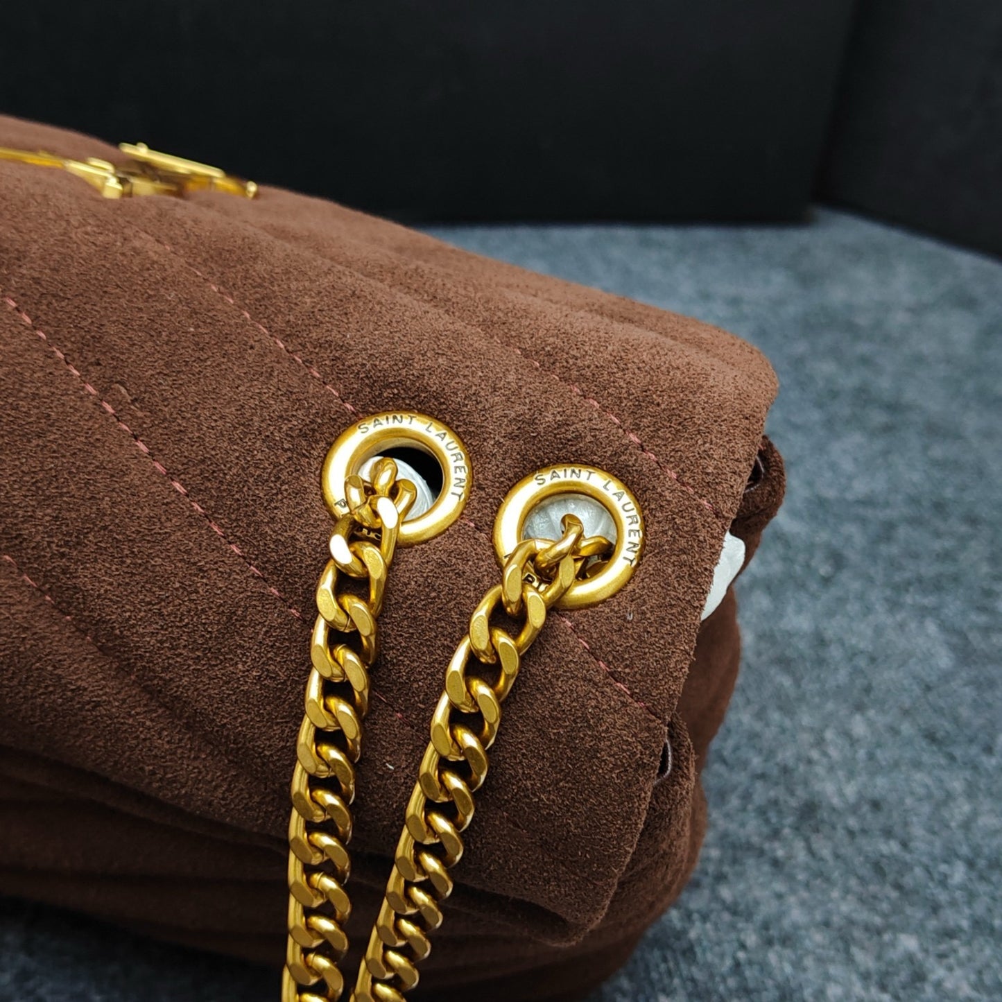 Y-Matte suede coffee