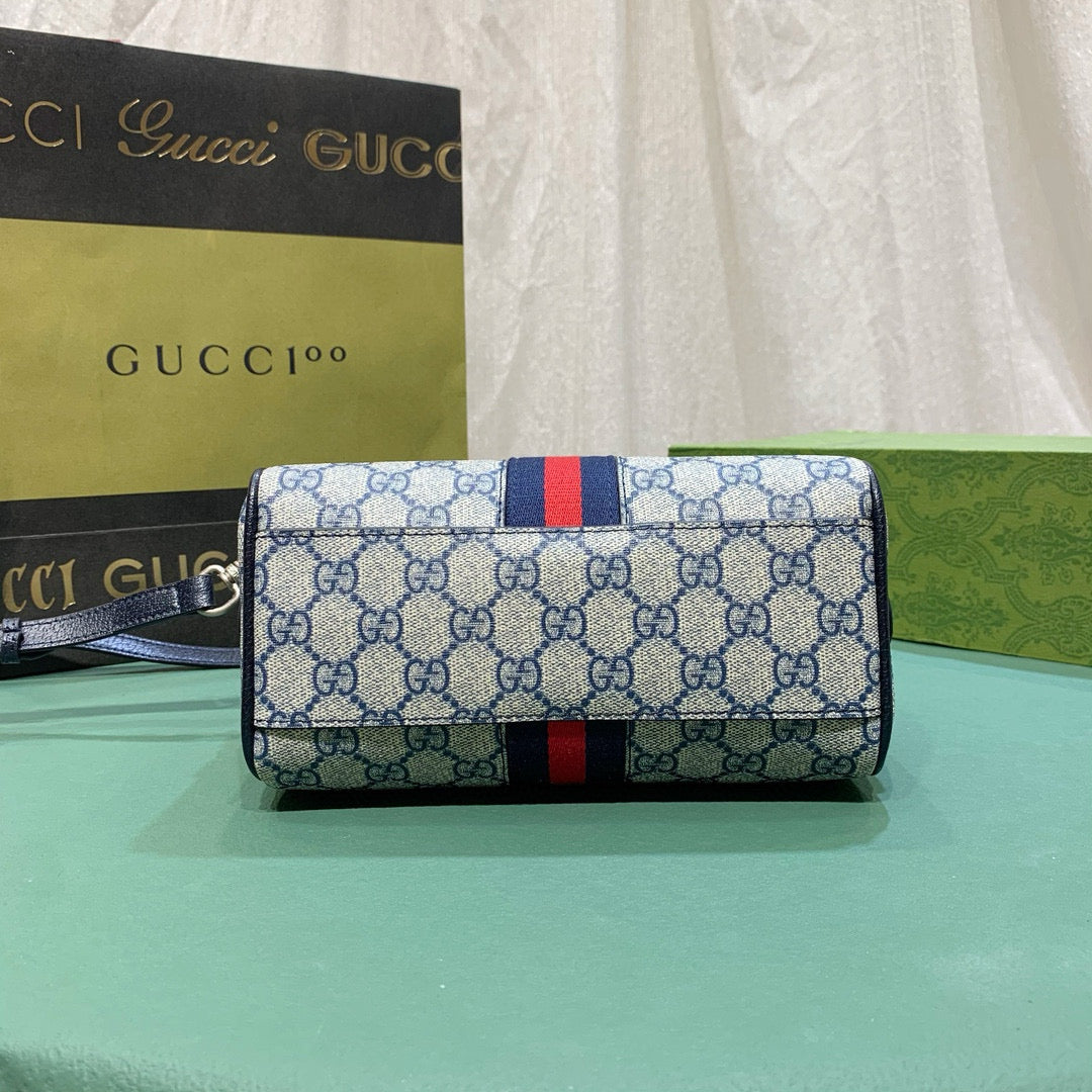 G-OPHIDIA GG MINI TOP HANDLE BAG