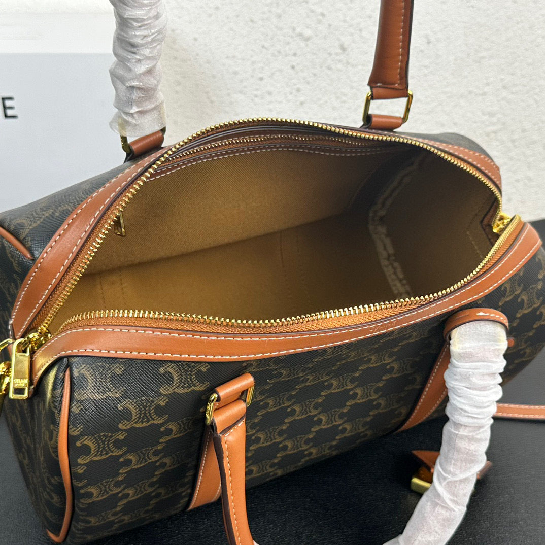 CL-Triomphe Canvas Boston bag