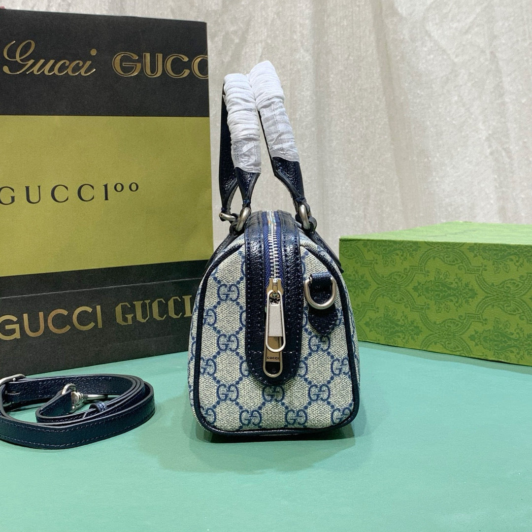 G-OPHIDIA GG MINI TOP HANDLE BAG