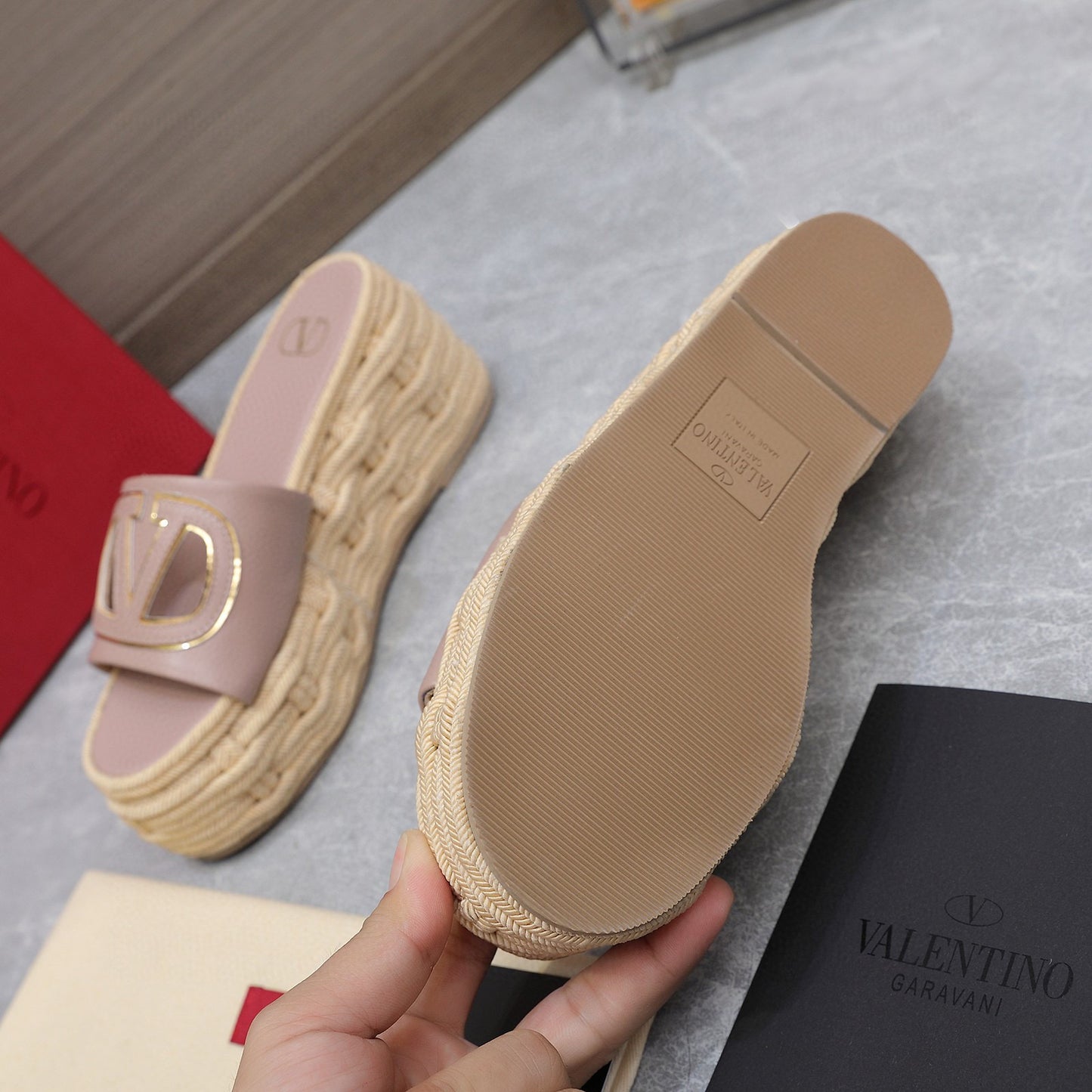 V-Rope Bottom Slippers