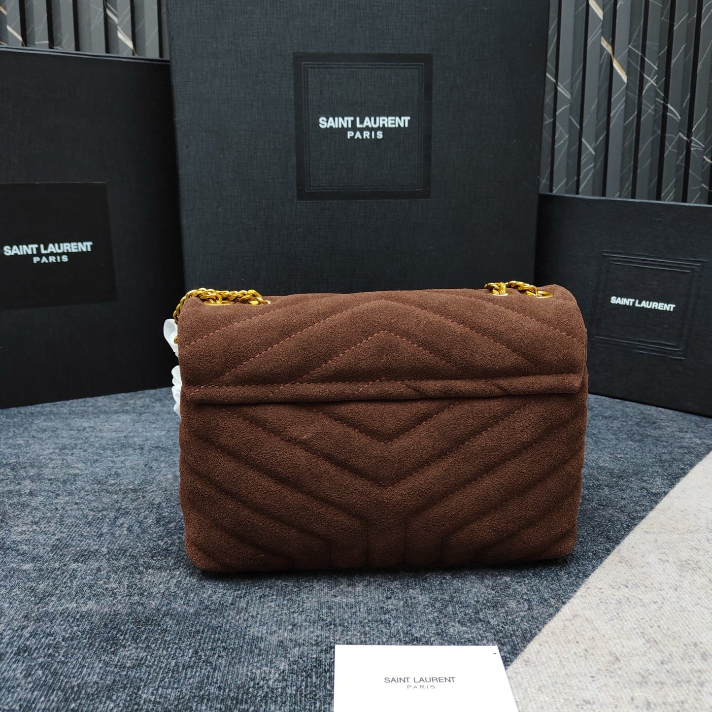 Y-Matte suede coffee