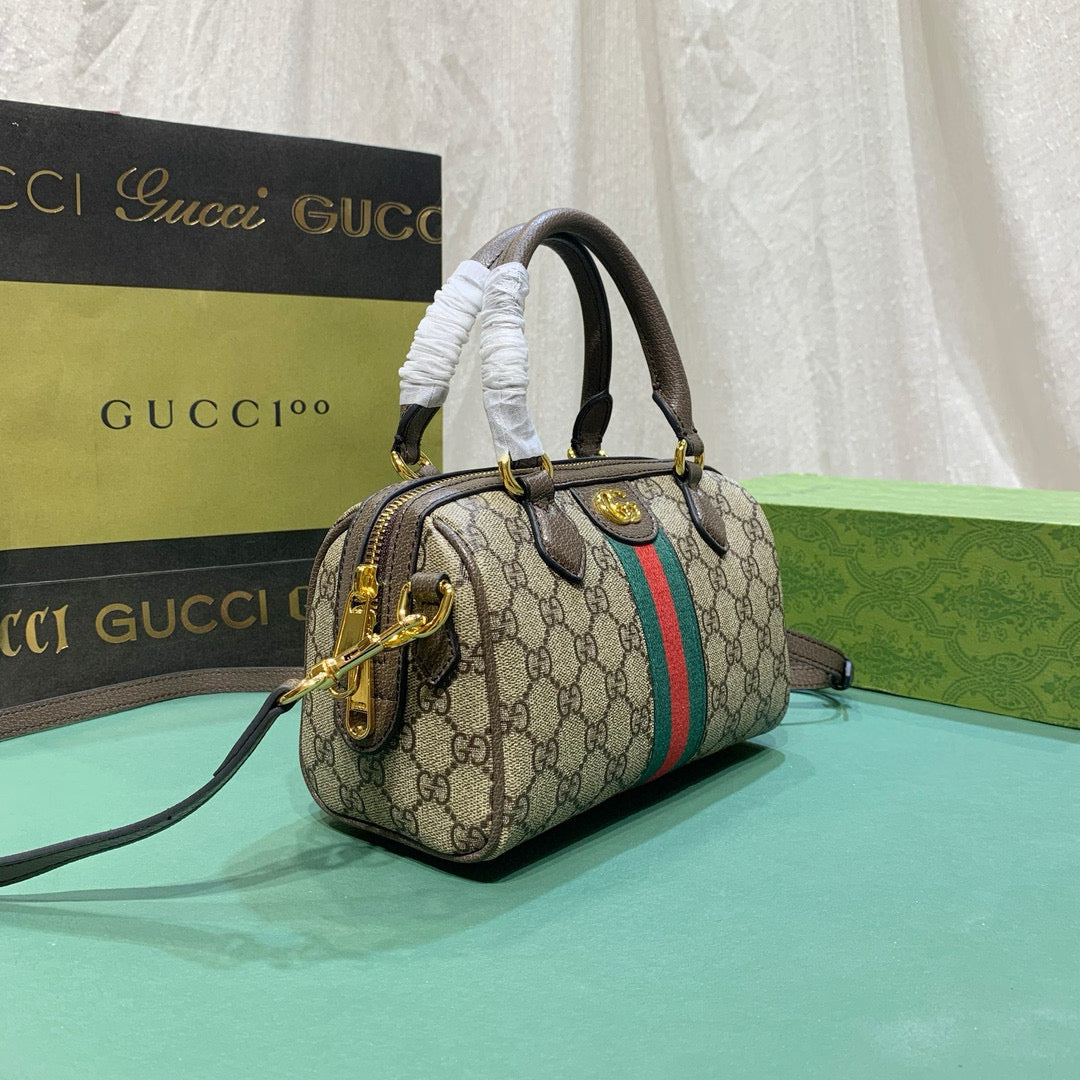 G-OPHIDIA GG MINI TOP HANDLE BAG