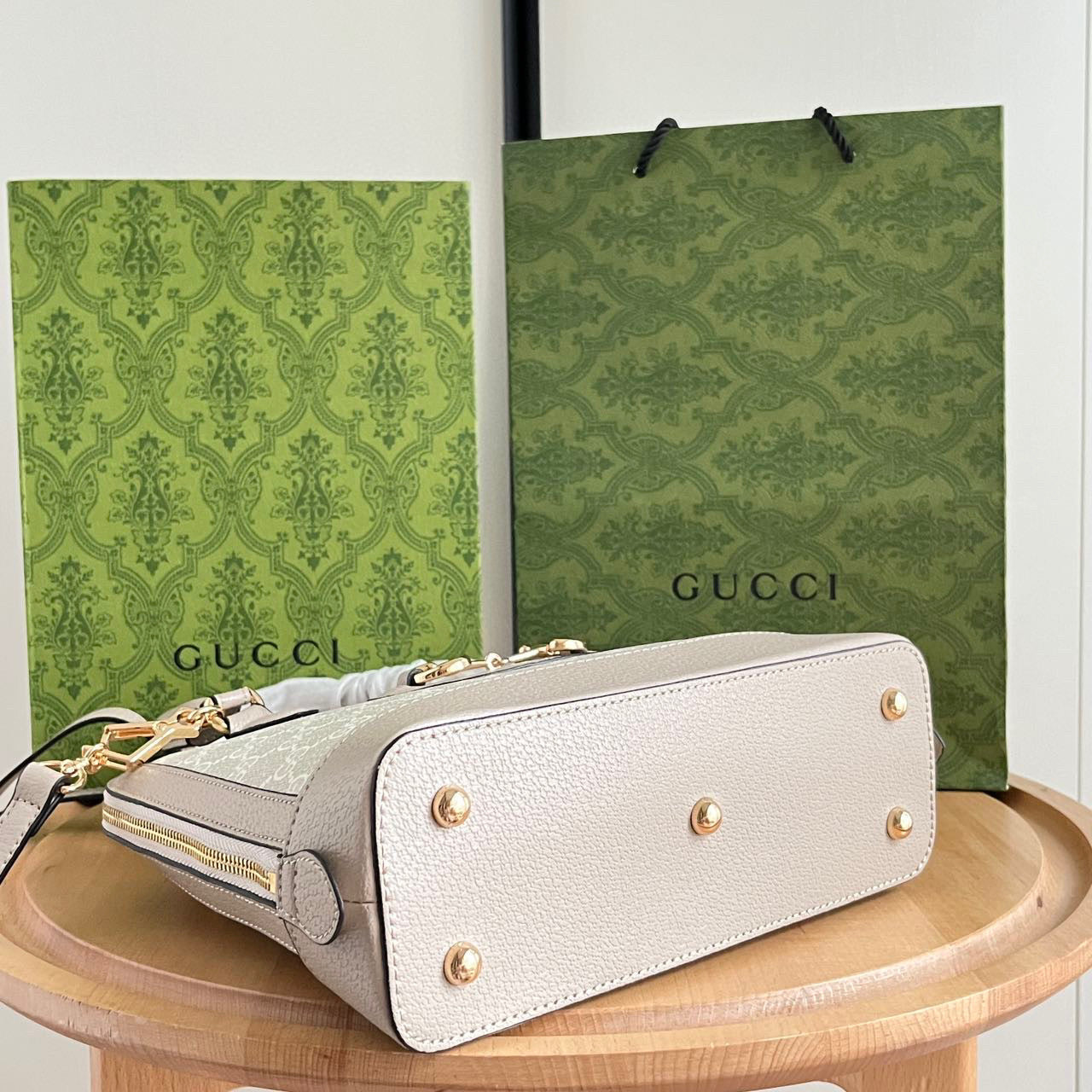 G-Horsebit 1955 mini shell bag