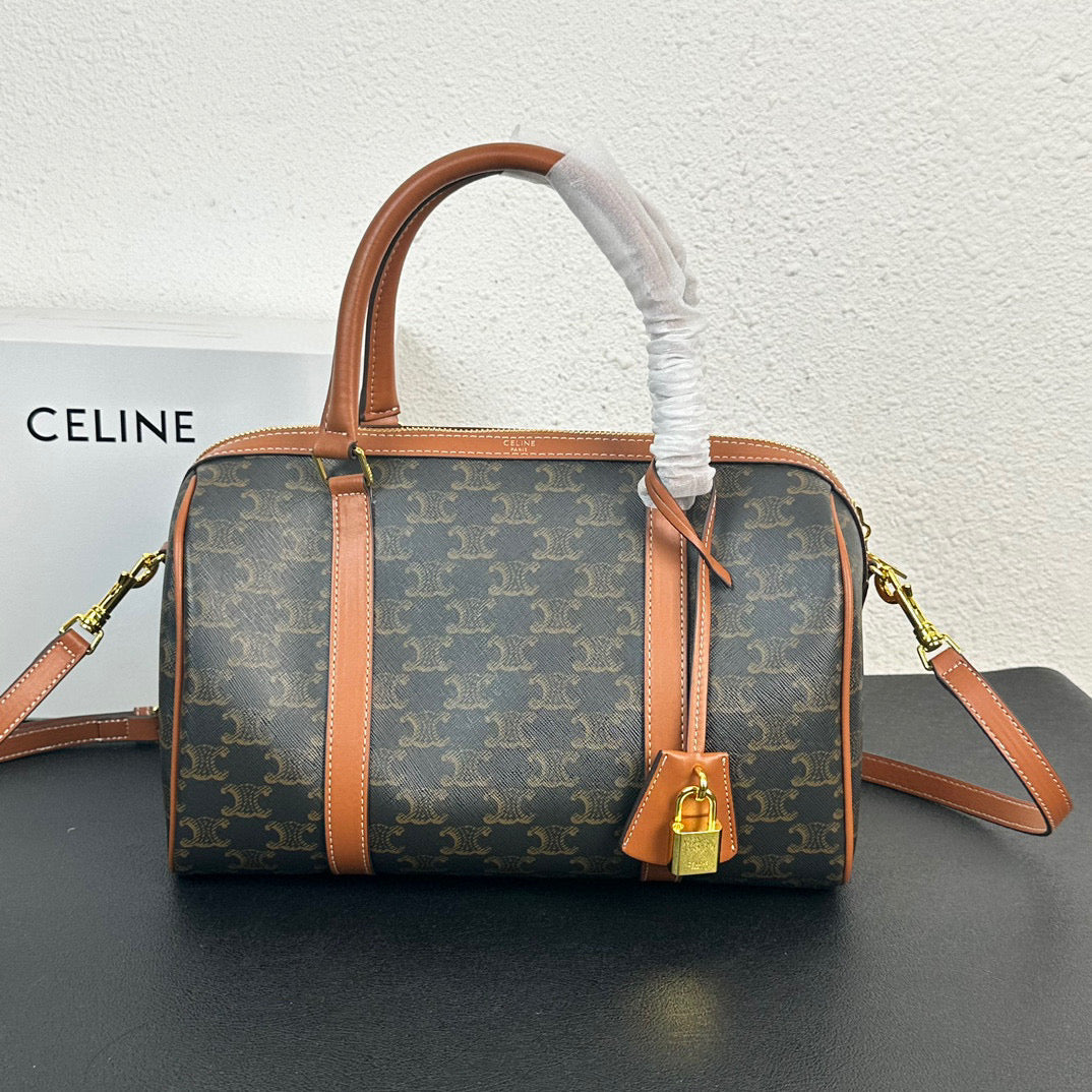 CL-Triomphe Canvas Boston bag