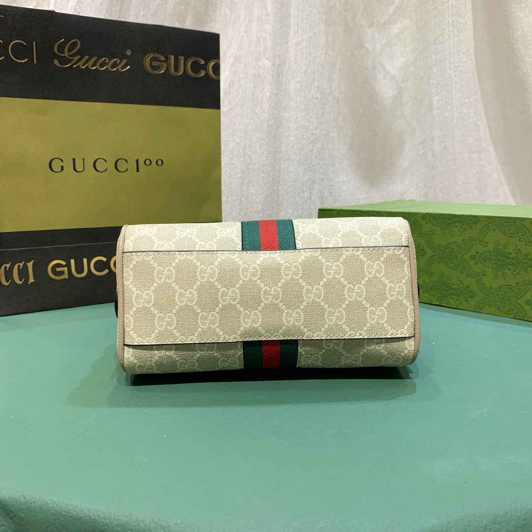 G-OPHIDIA GG MINI TOP HANDLE BAG