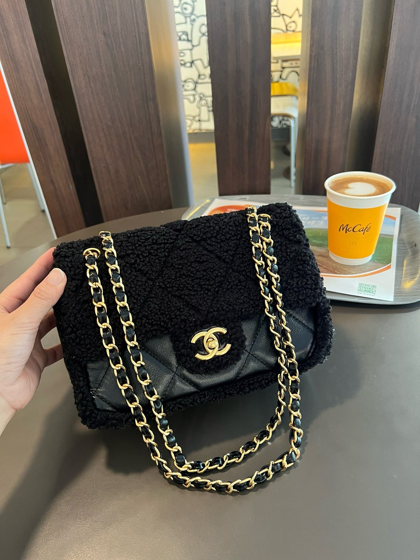 CE-Teddy Bear CF🧸 Flap Bag