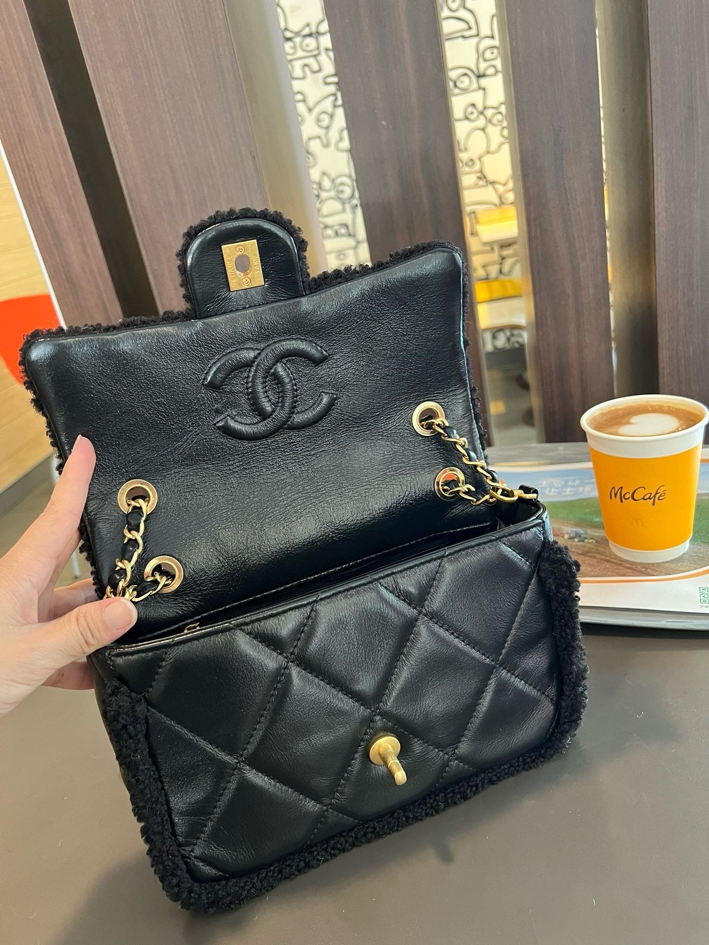 CE-Teddy Bear CF🧸 Flap Bag