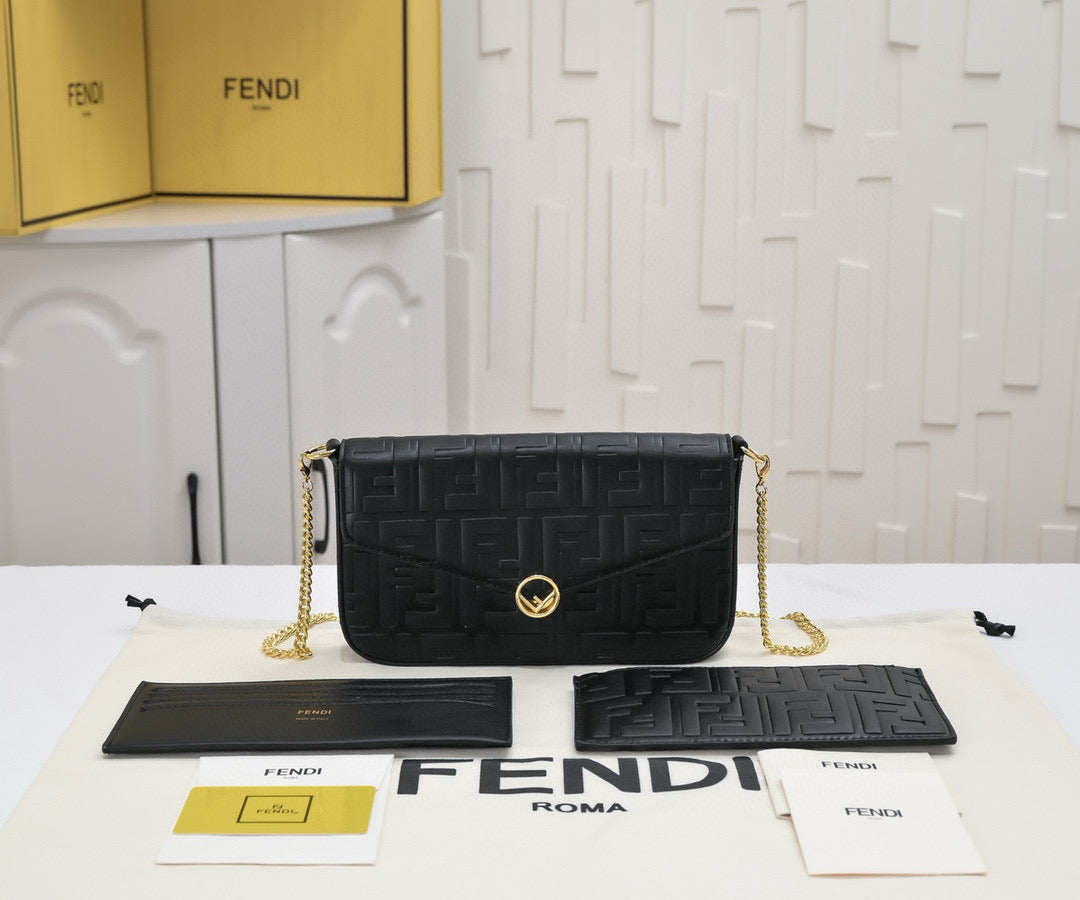 F-geometric flap mini bag