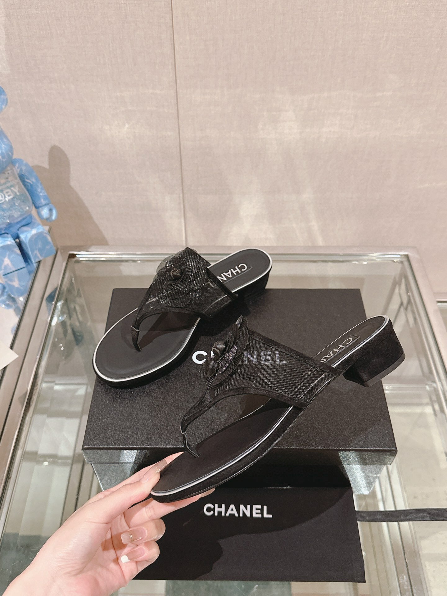 CE-Camellia Herringbone Sandals