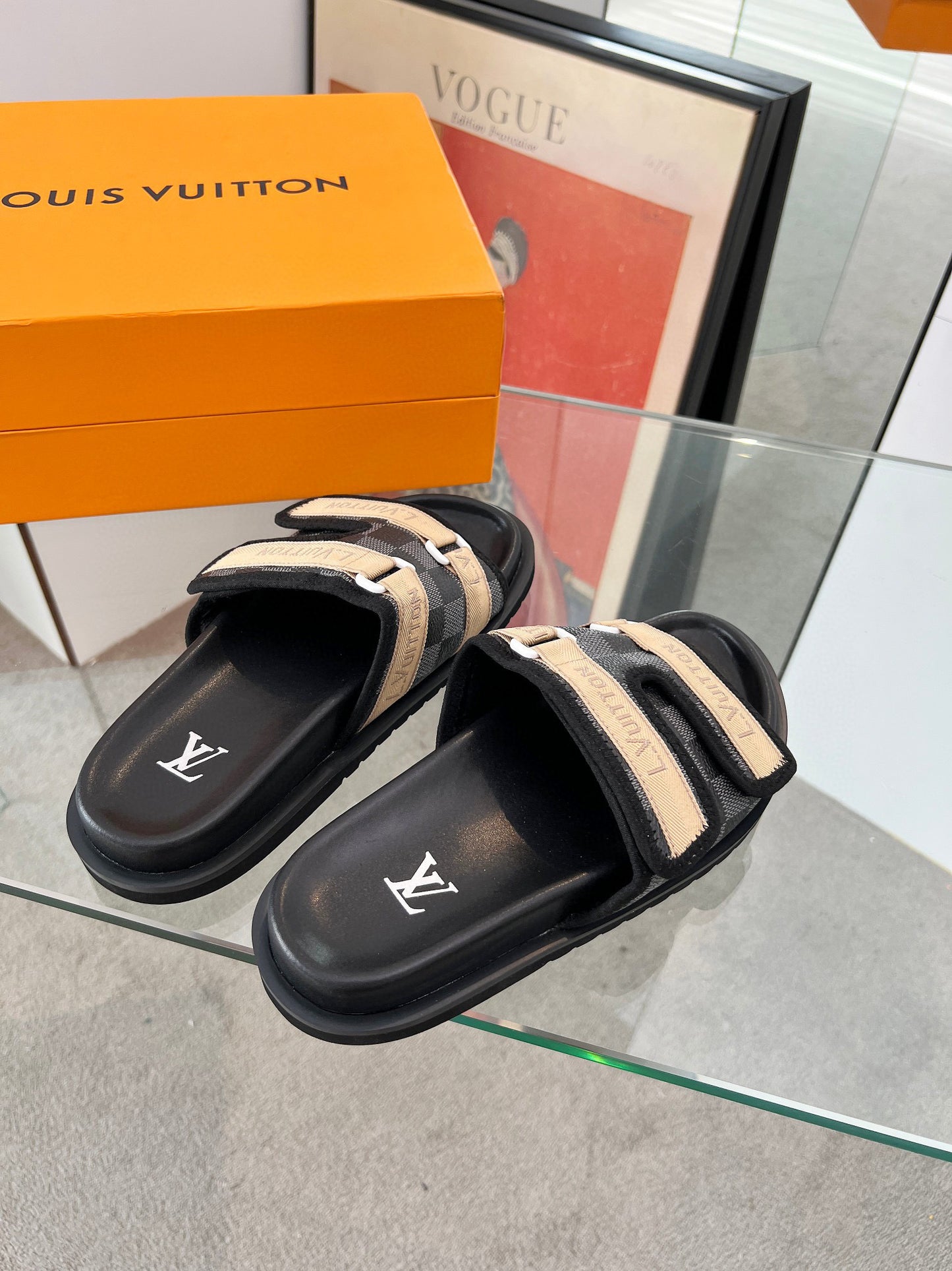 L-Lujia high-end men's summer slippers