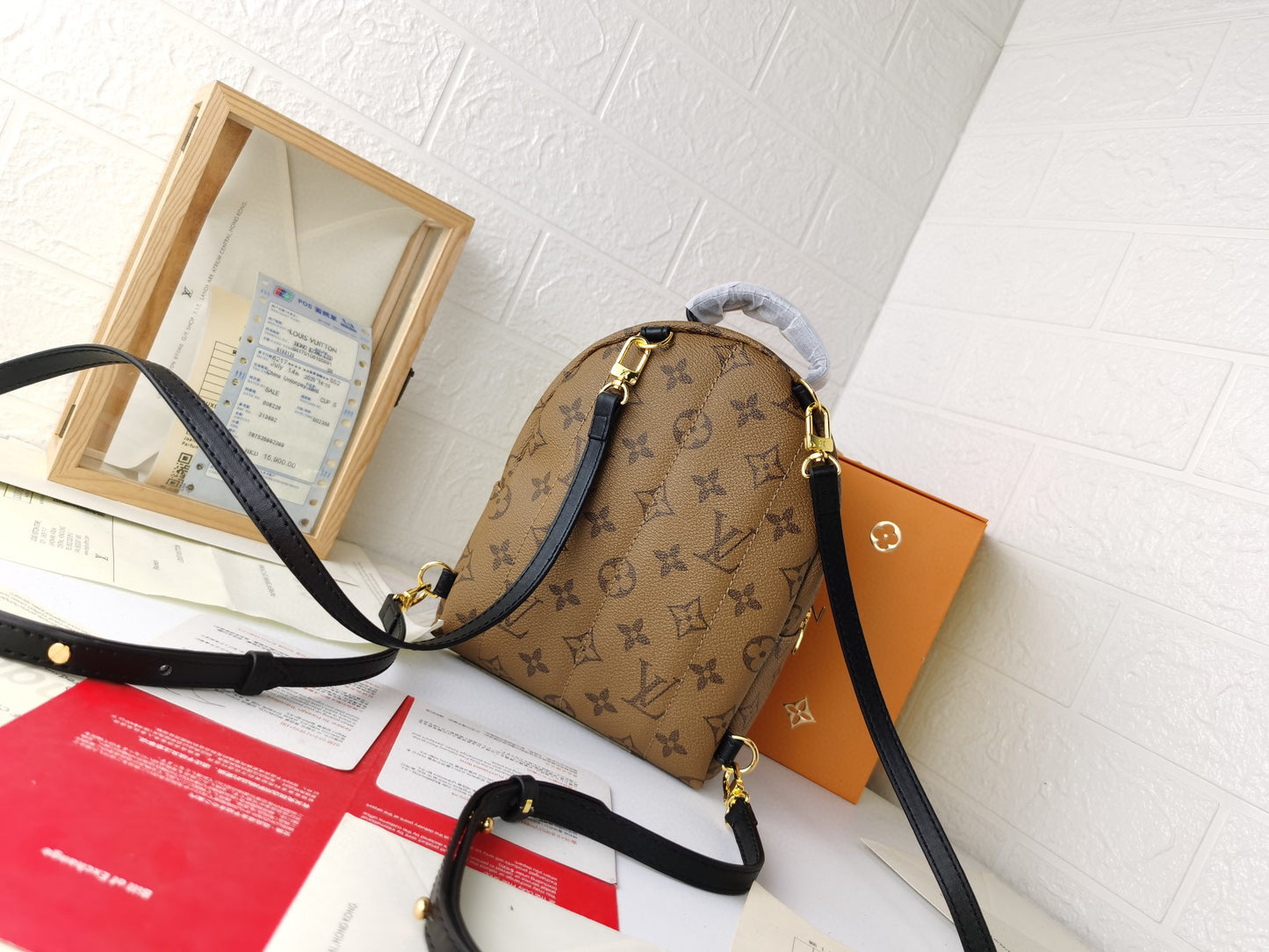 L-2017 MONOGRAM BACKPACK