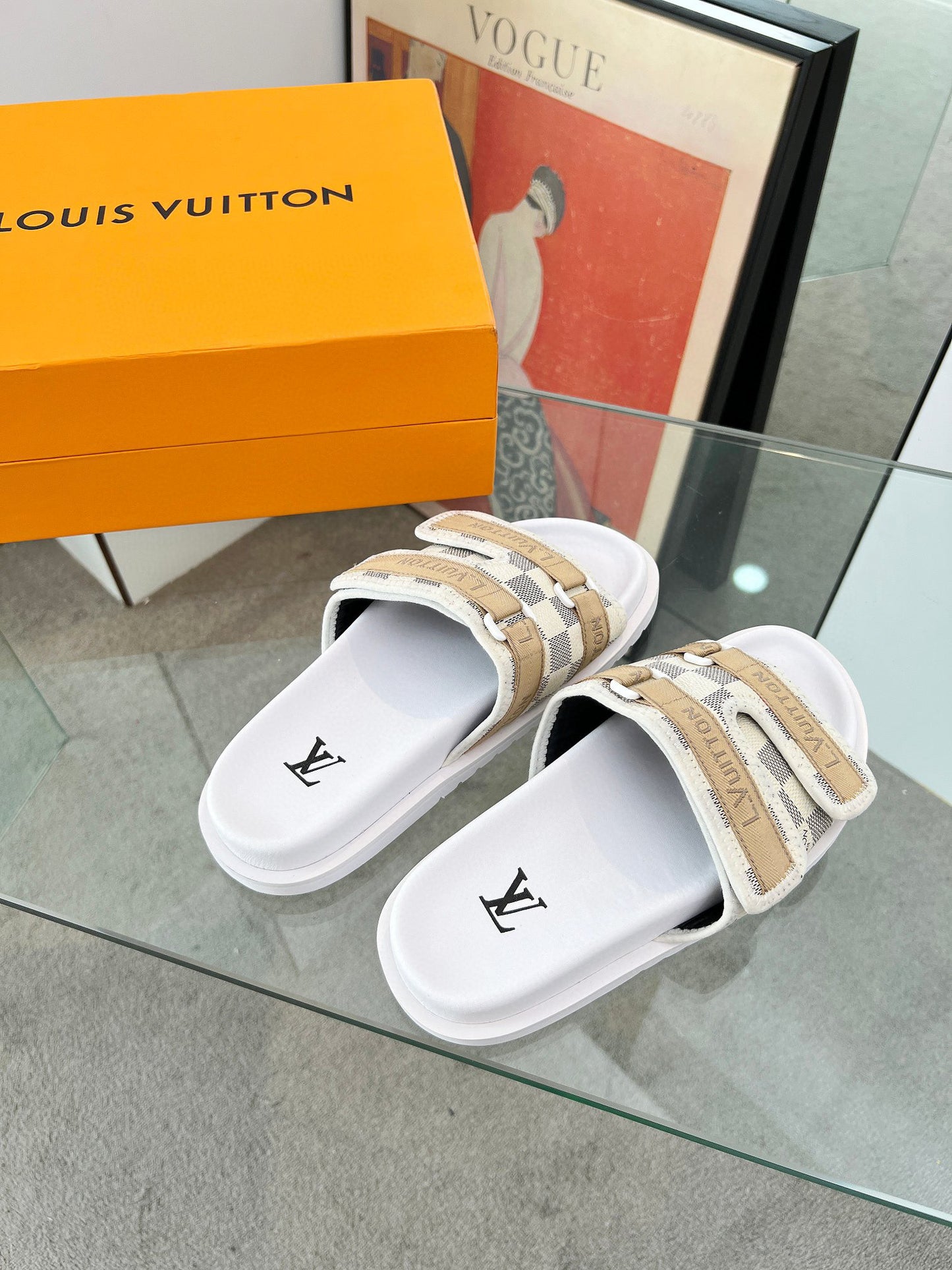 L-Lujia high-end men's summer slippers