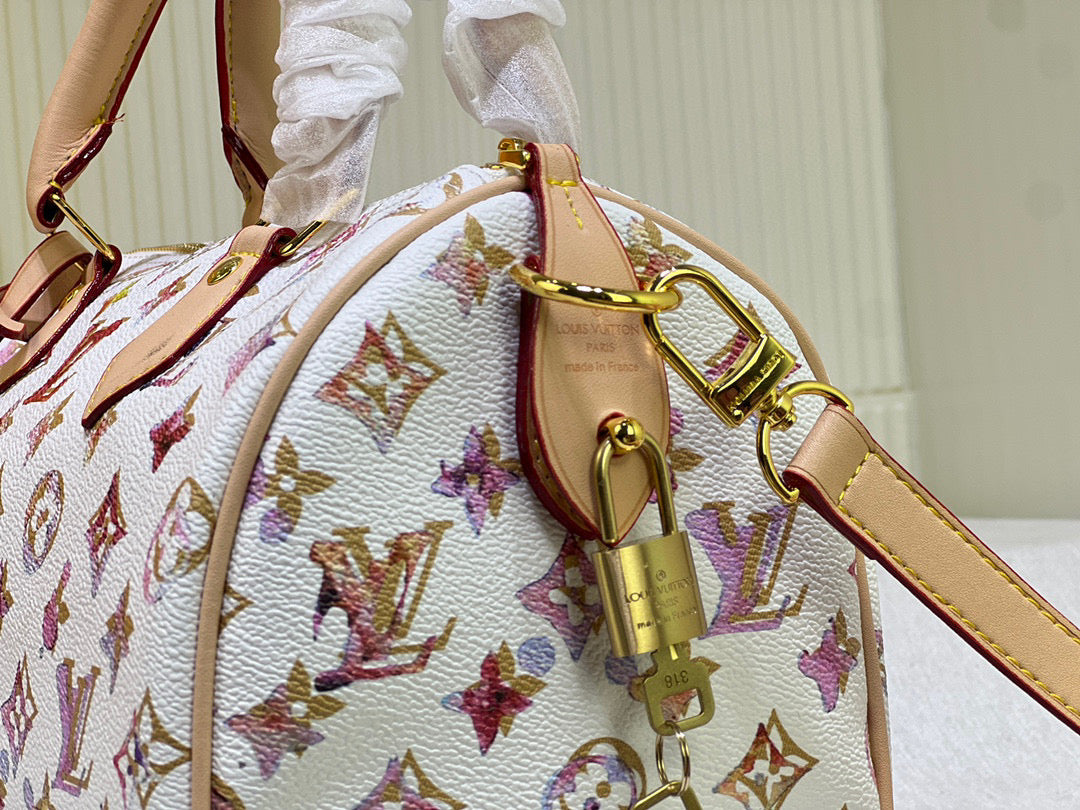 L- Speedy P9 Bandoulière 25 Monogram Leather