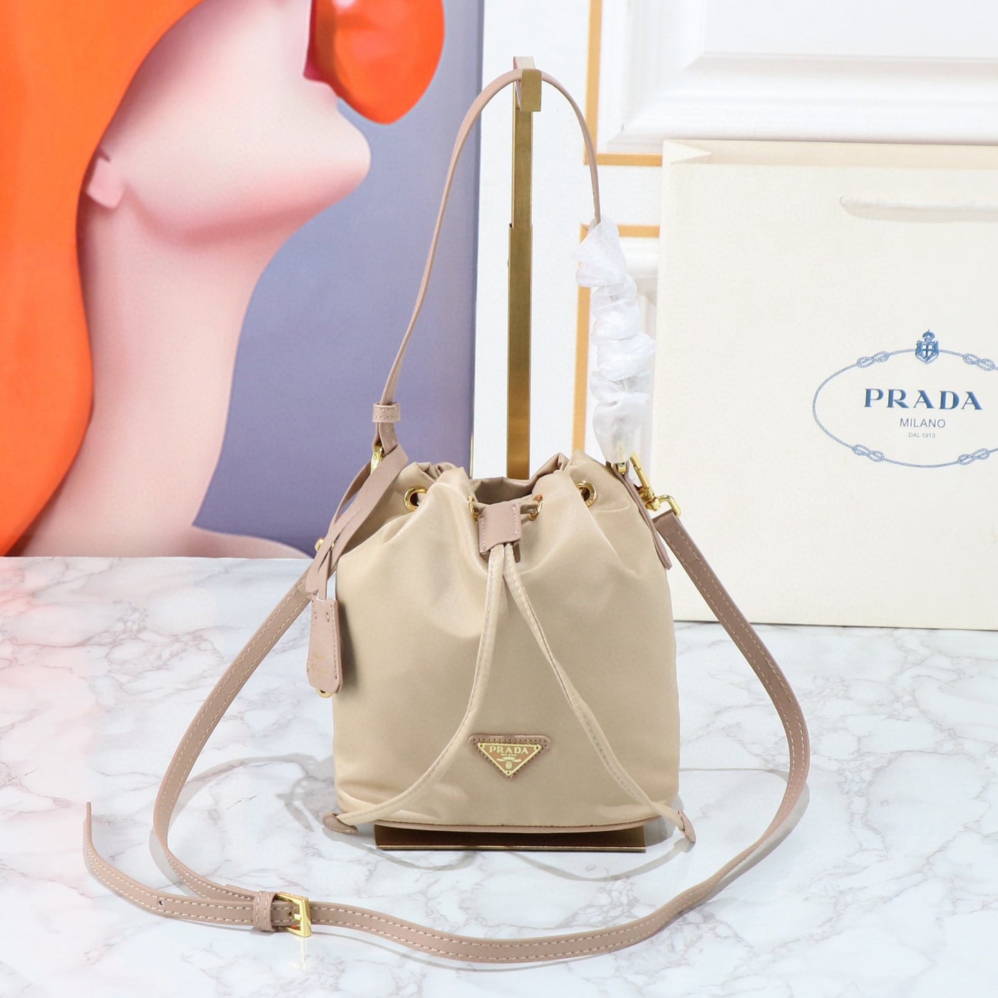 P-New bucket bag