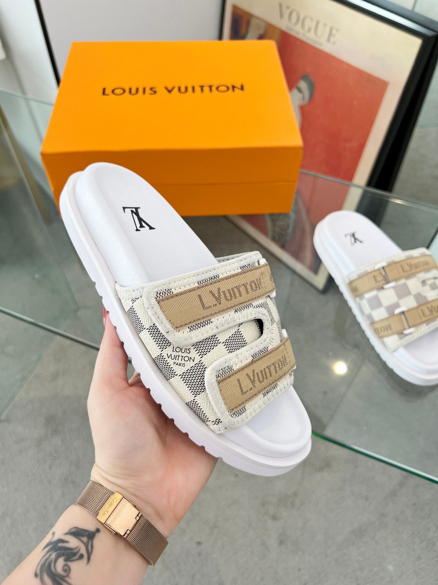 L-Lujia high-end men's summer slippers