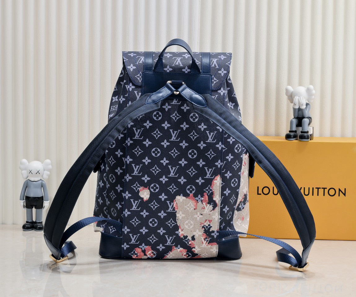 L-Christopher Backpack presbyopia denim