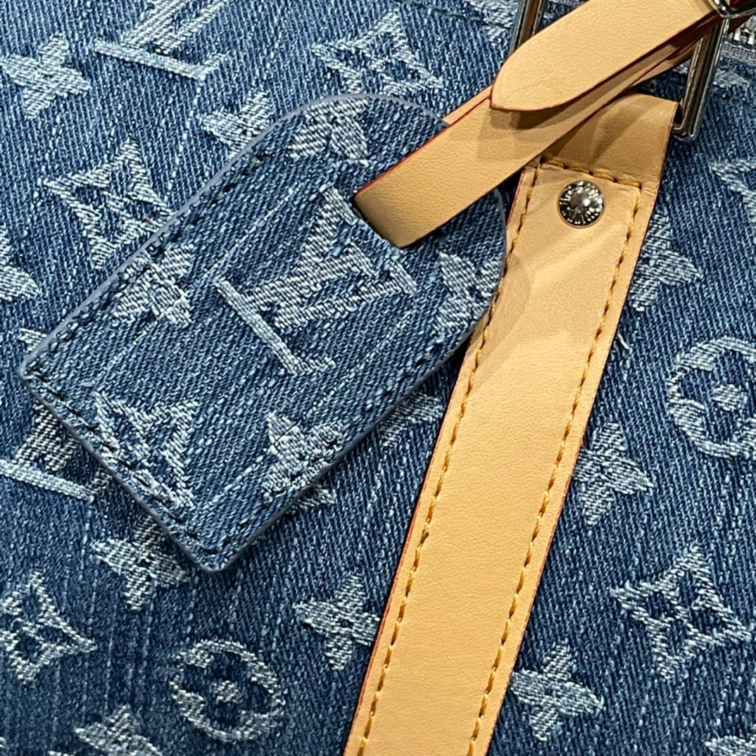 L-Keepall Bandoulière Monogram Denim