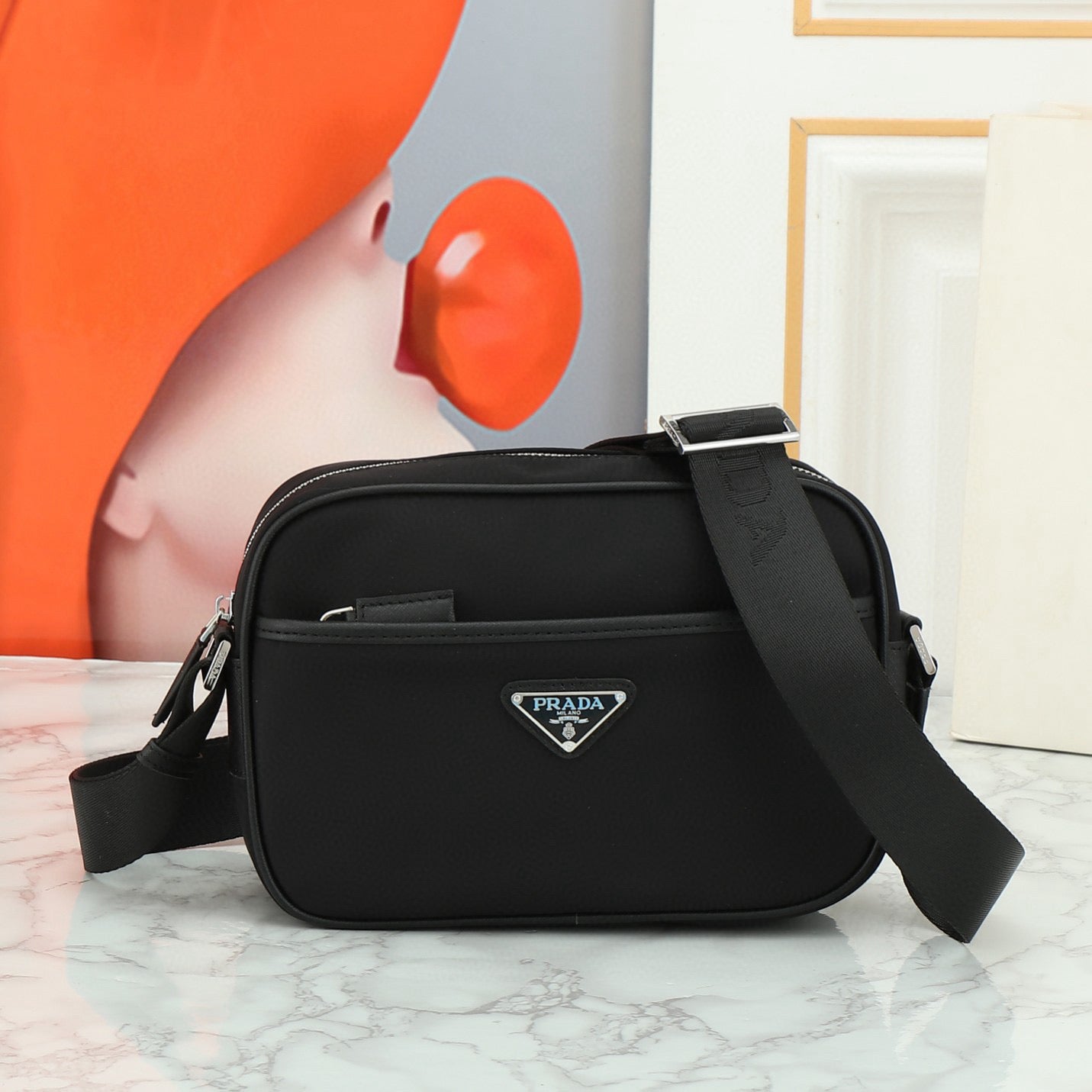 P-rectangular shoulder bag