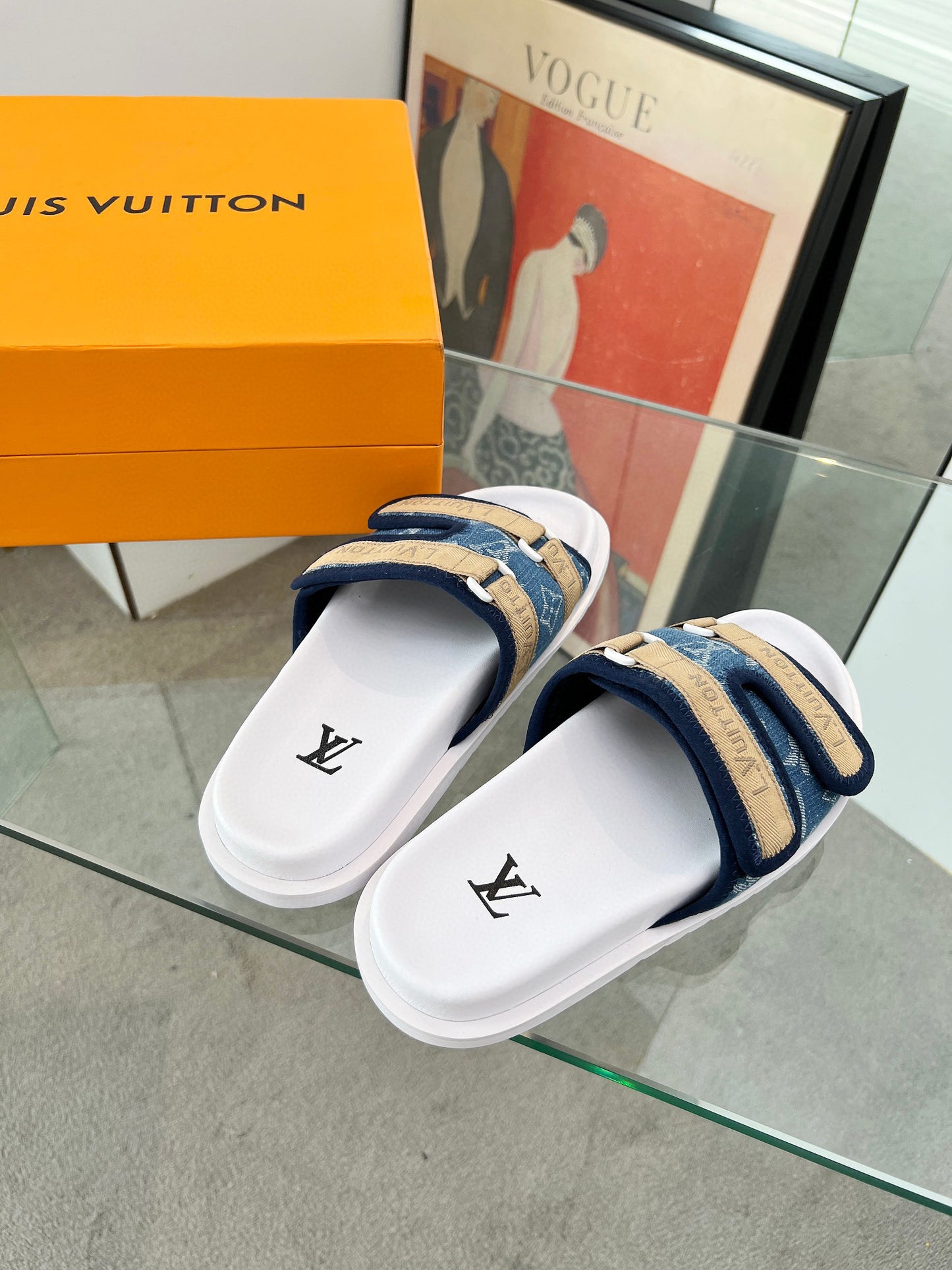 L-Lujia high-end men's summer slippers