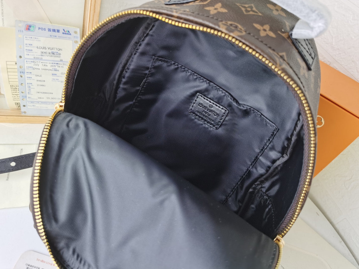 L-2017 MONOGRAM BACKPACK