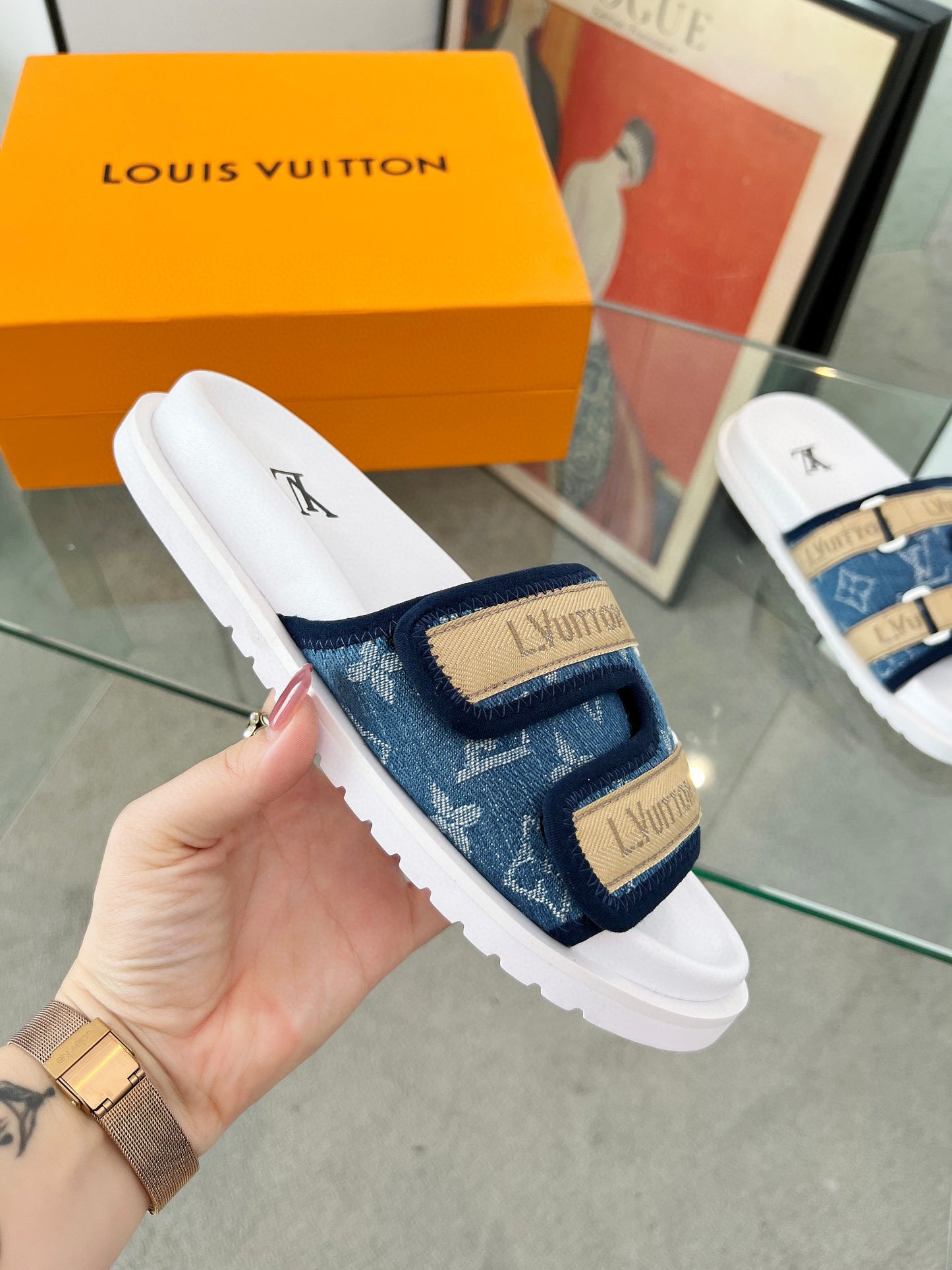 L-Lujia high-end men's summer slippers