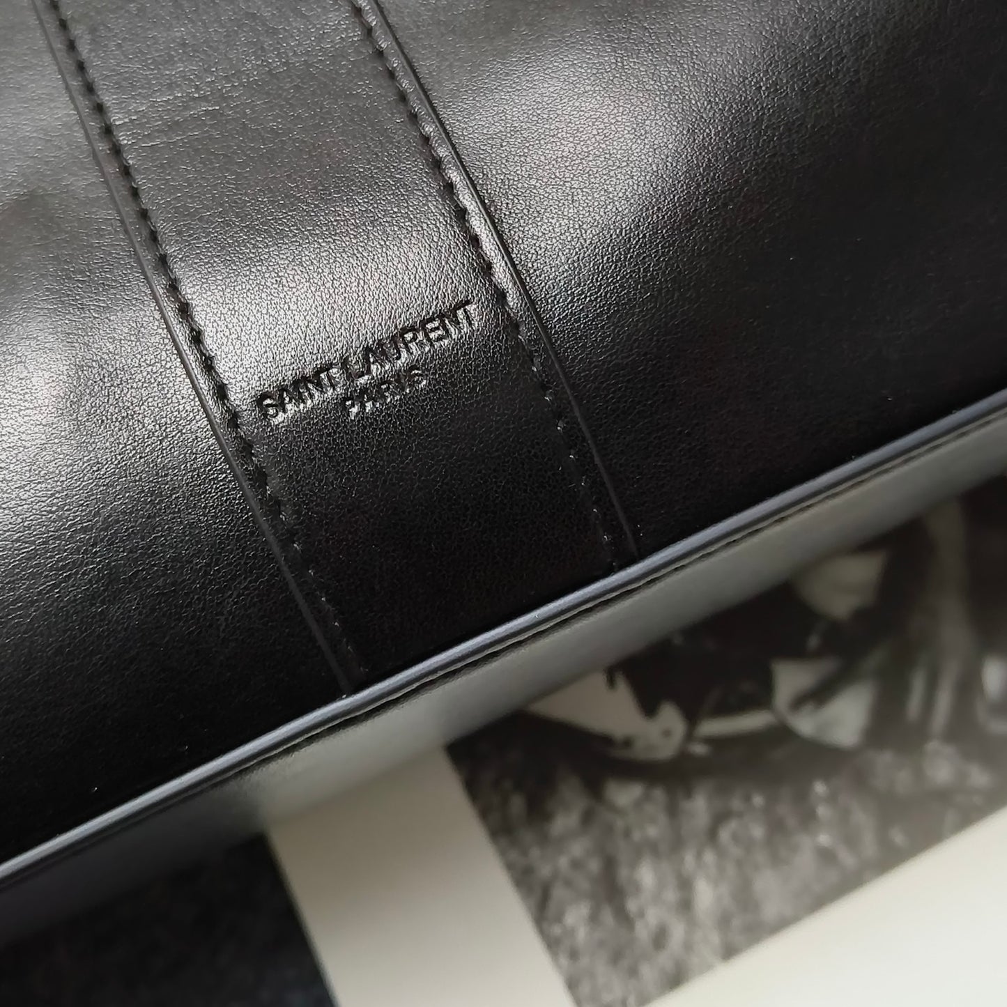 Y-New fine grain leather tote bag!