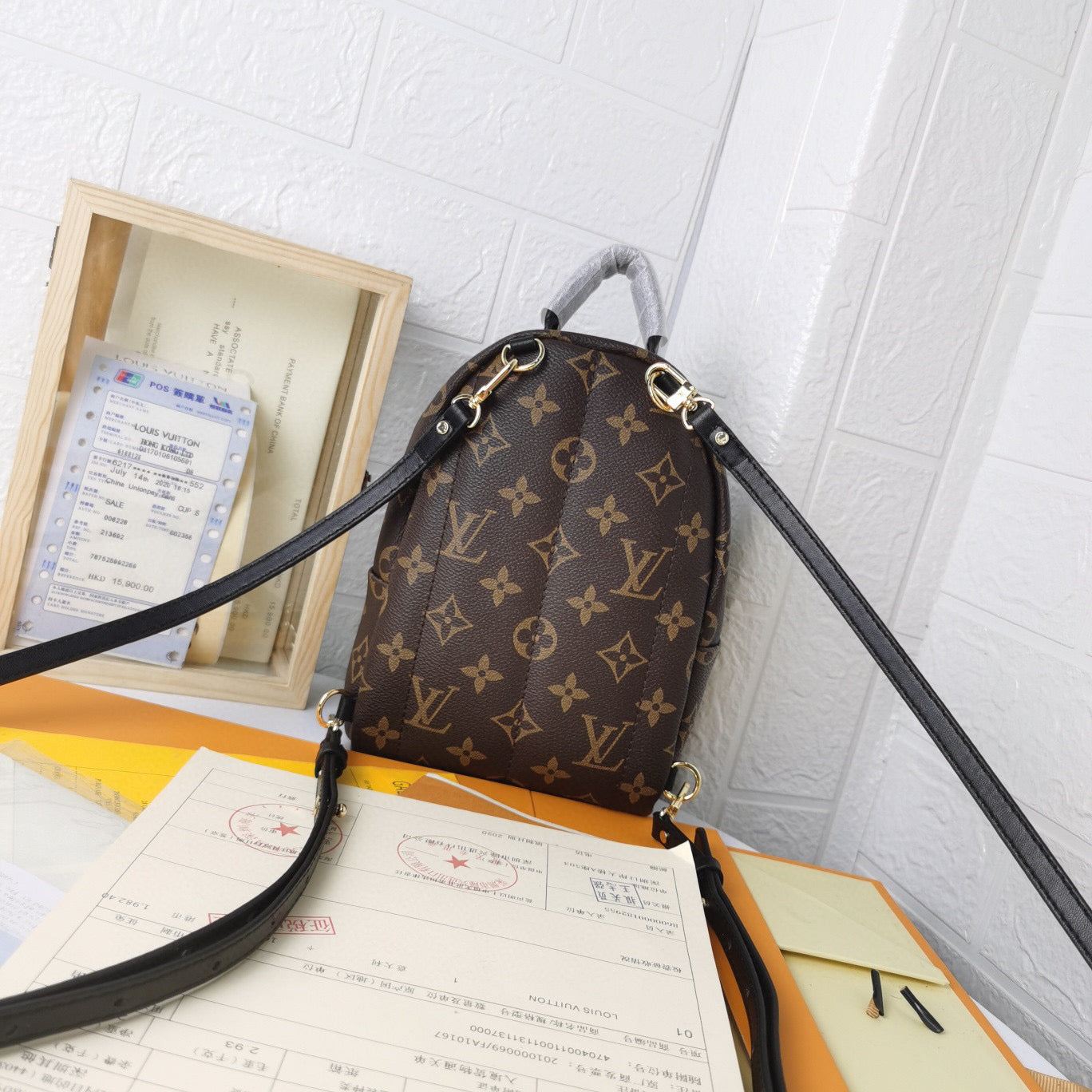 L-2017 MONOGRAM BACKPACK